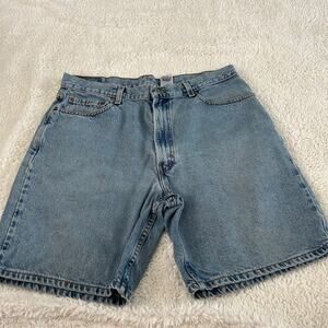 VTG Y2K Levis 550 Jean Shorts Men 36 Blue Denim Relaxed Fit Coastal Edgy Hipster